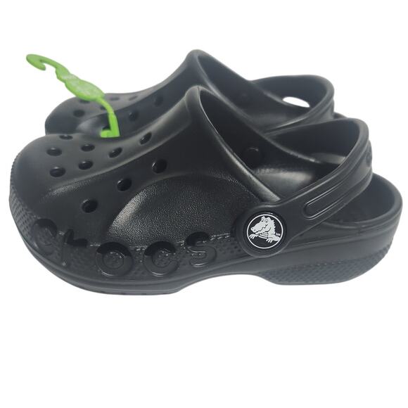 Crocs baya clog black little kid size C10 / 10 NWT - Picture 1 of 8